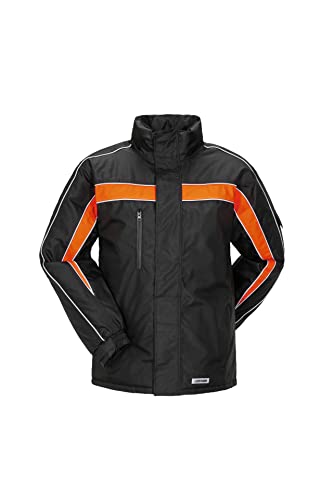 Planam Outdoor Winter Herren Cosmic Jacke schwarz orange Modell 3601 Größe XXL von Planam