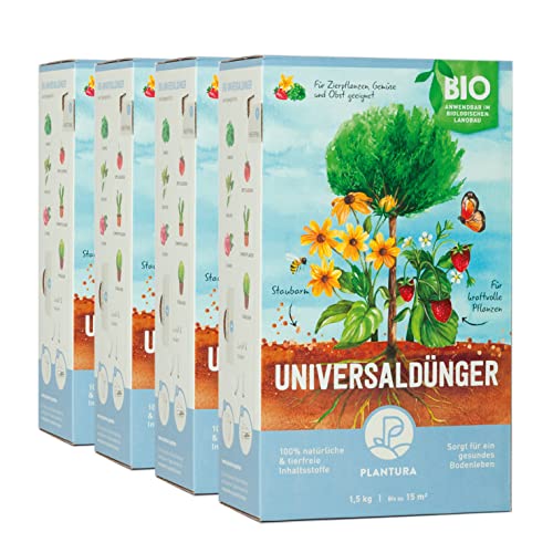 Plantura Bio-Universaldünger mit Langzeitwirkung, für alle Pflanzen, tierfrei & Bio, 6 kg von Plantura