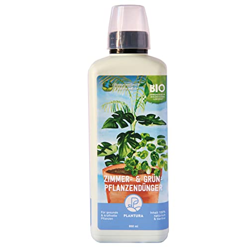 Plantura Bio-Zimmer- & Grünpflanzendünger, Flüssigdünger für Zimmerpflanzen & Palmen, 800 ml von Plantura