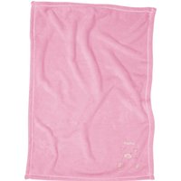Playshoes Fleece-Decke Bär (rosa), Größe: 75 x 100 cm von Playshoes
