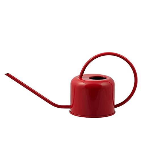 PLINT 0,9L Bewässerungskanne - Moderner Stil Bewässerungstopf für Innenhauspflanzen - Coloured Galvanised Powder Coated Steel - Zeitgenössisches Metalldesign mit Narrow Spout and High Handle - (Rot) von Plint