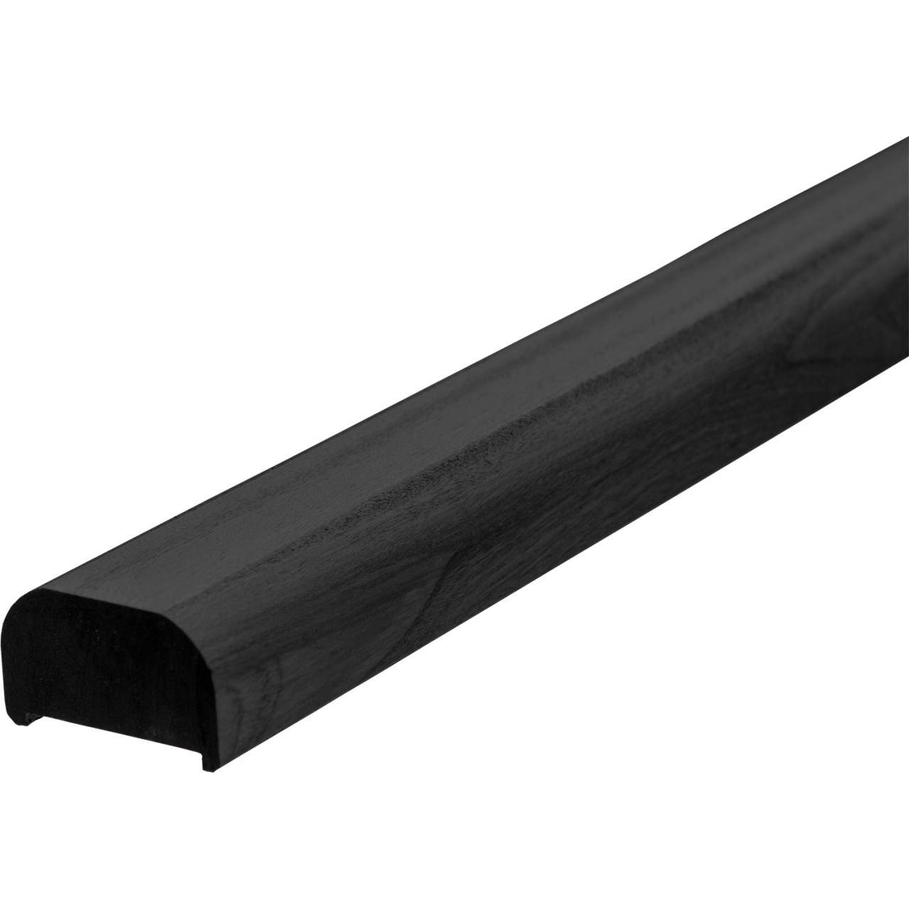 Plus Handlauf Mahagoni 3,6 x 199 cm schwarz für Stahlpfosten von Plus