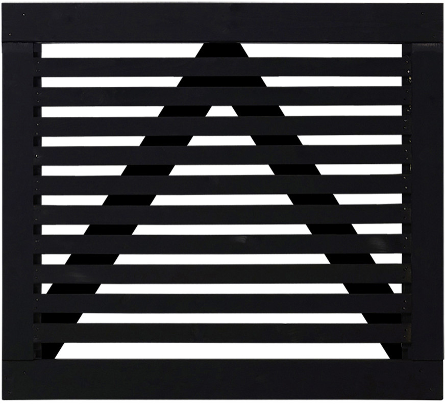 Tokyo Einzeltor - 100 x 90 cm - schwarz von Plus