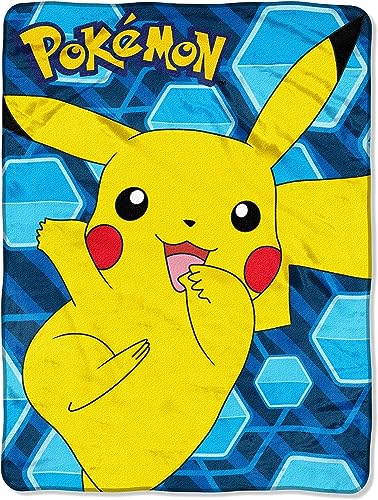 Northwest Pokémon, Glitch Pikachu Micro Raschel Überwurfdecke, 117 x 152 cm, Glitch Pikachu von Northwest