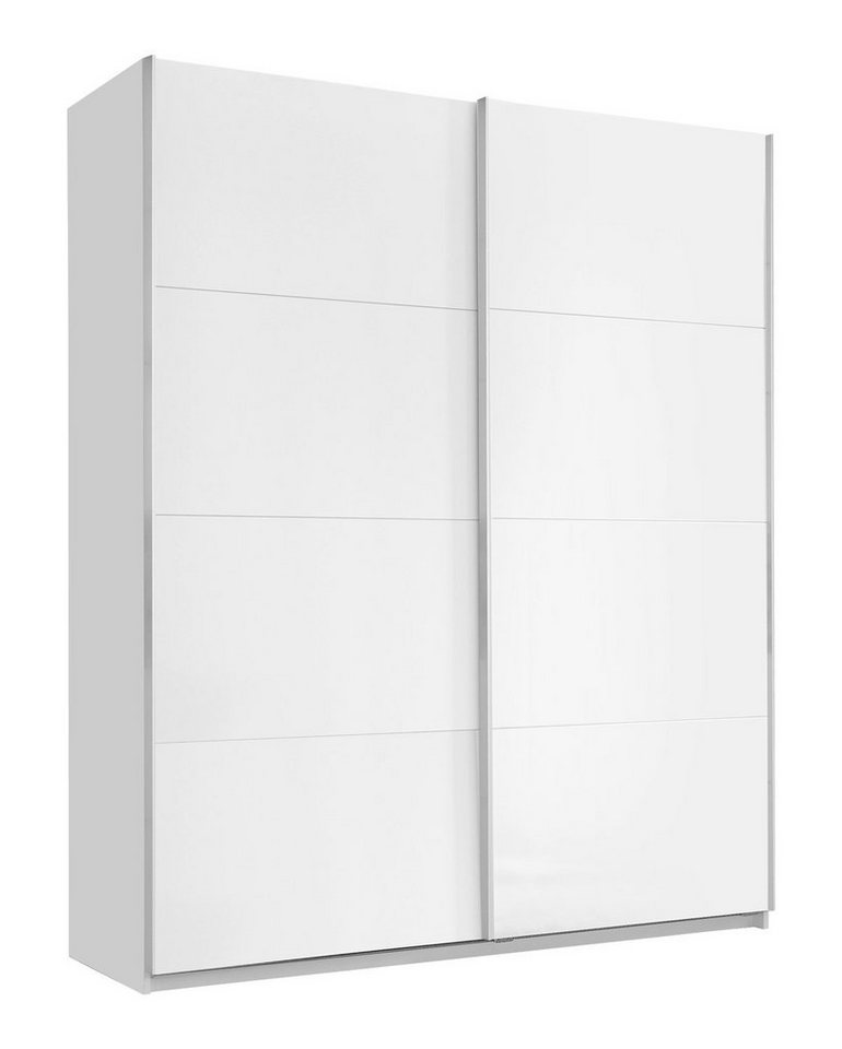 Pol-Power Schwebetürenschrank SEVILLA, Weiß Hochglanz, Weiß matt, B 170 cm x H 210 cm, 2 Türen von Pol-Power