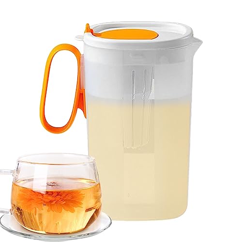Wasserkrug - Kalter Wasserkocher für den Kühlschrank,1,55 l Eisgetränkespender für Limonade, Cocktails, Milch und mehr, passend für die Kühlschranktür Pomrone von Pomrone