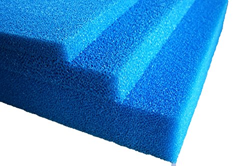 Pondlife Teich - Filterschaum/Filtermatte blau 50 x 50 x 5 cm grob PPI10 von Pondlife