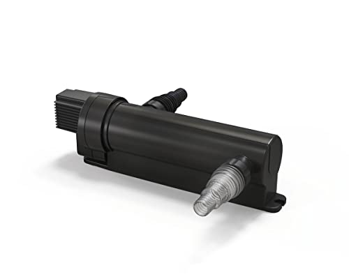 Pontec PondoTronic UVC 11 - schwarzes, universelles UVC-Vorklärgerät für klares Teichwasser / zur effektiven Beseitigung von grünem Wasser, Schwarz von Pontec