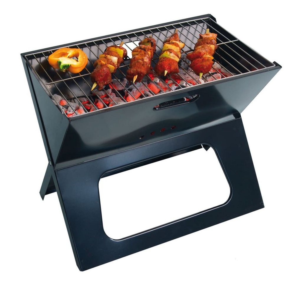 Practo Garden Grillkamin Grill Tragbar Schwarz von Practo Garden