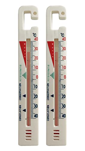 2 x Kühlschrankthermometer, Gefrierfach, Kühlschrank, Gefriertruhe, Thermometer von Preisjubel