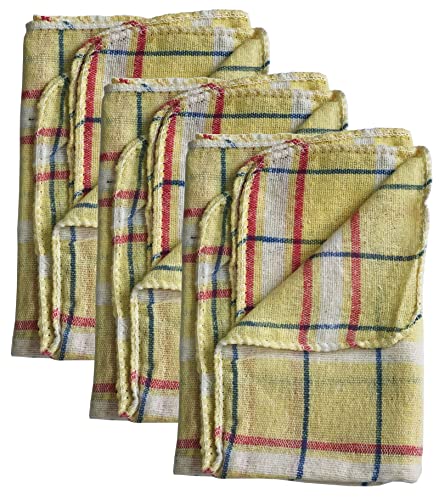 Preisjubel ILODA 3 x 2 Staubtücher aus 100% Baumwolle ca. 35x35cm, Staubtuch, Baumwolltuch flauschig und weich, Pflegetuch waschbar von Preisjubel