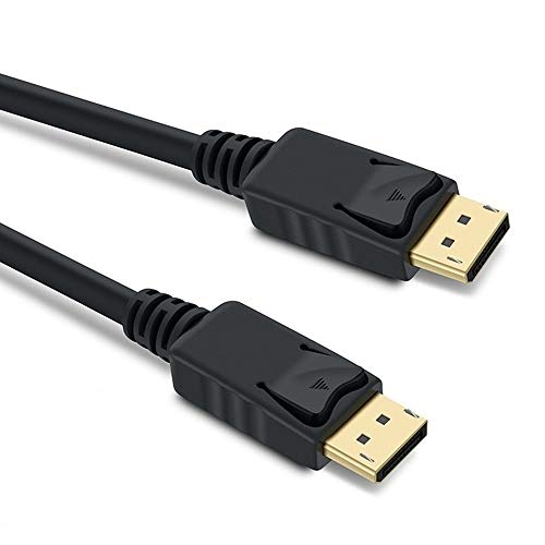 PremiumCord 8K DisplayPort 1.4 Kabel M/M 1 m, DisplayPort auf DisplayPort, 32,4Gbps, Video 8K@30Hz, 5K@60Hz, 4K@120Hz 2160p, HDCP 2.2, vergoldete Anschlüsse, schwarz von PremiumCord