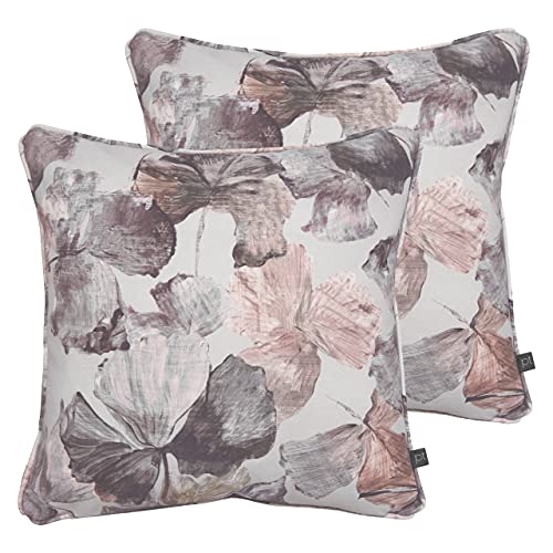 Prestigious Textiles Hanalei Twin Pack-Polyester-gefüllte Kissen, Baumwolle, Mondstein, 43 x 43cm, 2 von Prestigious Textiles