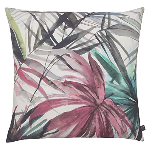 Prestigious Textiles Waikiki Cushion, Baumwolle, Hibiskus, 55 x 55cm von Prestigious Textiles