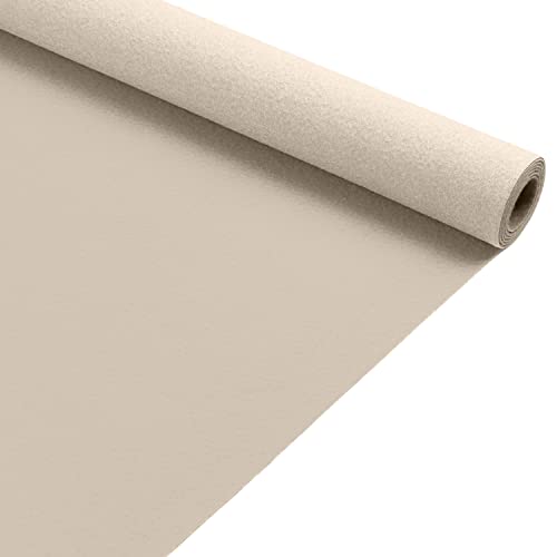 Primaflor Event-Teppich Meterware Podium - Creme-Weiß, 1,00m x 9,00m, Viele Farben, Rutschfester Gangläufer, Schwer Entflammbarer Hochzeits-Läufer, B1 Messeteppich von Primaflor - Ideen in Textil