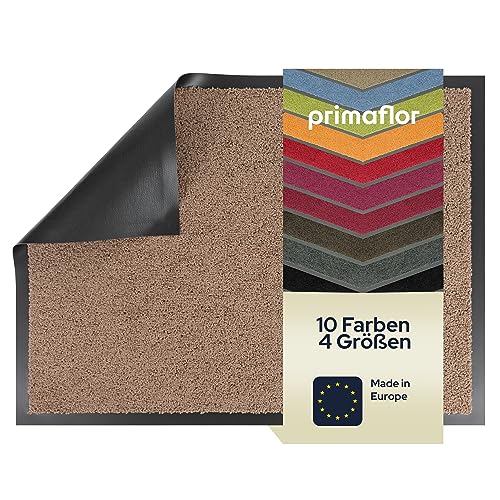 Primaflor Fußmatte - Dancer, 40 x 60 cm, Camel Beige, Viele Größen und Farben, rutschfeste Schmutzfangmatte, Hochwertiger Fußabtreter, Sauberlaufmatte, Türvorleger für Flur und Eingang von Primaflor - Ideen in Textil