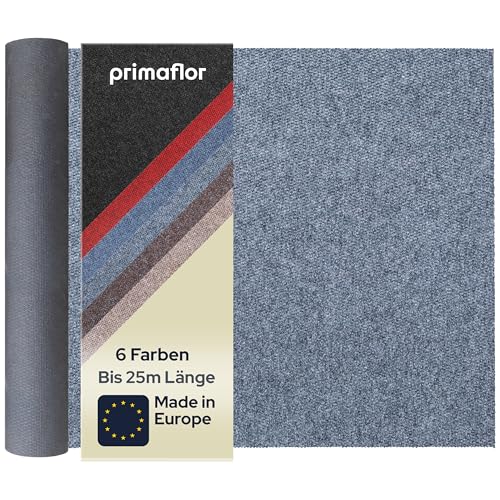 Primaflor Sauberlauf nach Maß - PICOLLO, Grau-Blau, 1,00m x 6,50m, Rutschfester Schmutzfangläufer Meterware, Robuster Küchenläufer, Zuschneidbarer Teppichläufer, Eingangsmatte für Flur und Windfang von Primaflor - Ideen in Textil