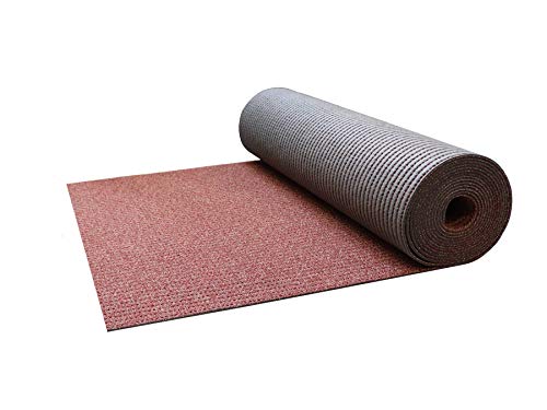 Primaflor - Ideen in Textil Sicherheits-Matte Meterware - Terra, 1,20m x 1,50m, Rutschfester Gummi-Granulat Schmutzfang-Läufer, Anti-Glätte Fußmatte von Primaflor - Ideen in Textil