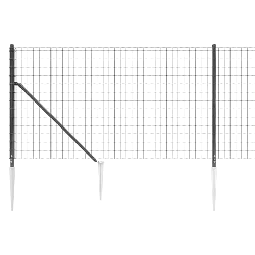 Premium Maschendrahtzaun 100/160cm Höhe Set mit Pfosten | 10m langer Zaun aus verzinktem Stahl | Komplettset stabil & langlebig (100 cm x 10 m) von Primal Internet GmbH