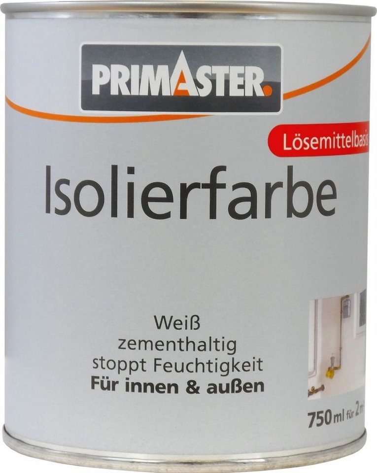 Primaster Anti-Schimmel-Grundierung Primaster Isolierfarbe 750 ml weiß von Primaster