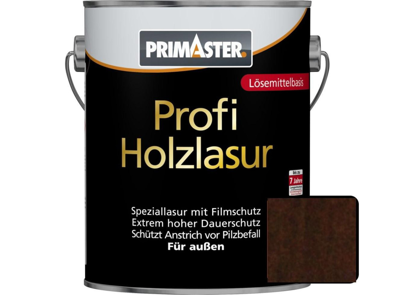 Primaster Profi Holzlasur 5 L nussbaum von Primaster