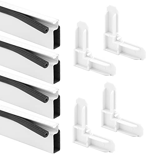 make-2-fit PL 7812 Screen Rahmen-Kit, 5/16 in. x 3/4 in. x 36 in., Aluminium Rahmen und Ecken aus Kunststoff, weiß, 1 Stück Kit von Prime-Line
