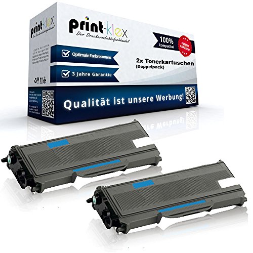 2X Print-Klex Tonerkartuschen kompatibel für Brother DCP 8070 D DCP 8080 DN DCP 8085 DN DCP 8880 DN DCP 8890 DW HL 5340 HL 5340 D HL 5340 DL HL 5340 DN TN 3230 TN 3280 TN3280 XXL - Doppelpack von Print-Klex GmbH & Co.KG