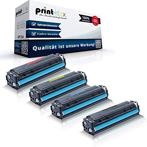 4X Print-Klex Tonerkartuschen kompatibel für Canon ISensys MF8050 ISensys MF8050cn ISensys MF8080cw LBP-5050 LBP-5050n Black Cyan Magenta Yellow Toner Sparpack von Print-Klex GmbH & Co.KG