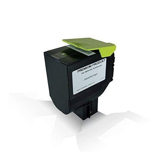 Print-Klex Tonerkartusche kompatibel mit Lexmark CS 310dn CS 310n CS 410dn CS 410dtn CS 410n CS 510de CS 510dte 70C2HK0 Black BK mit 4.000 Seiten - Eco Plus Serie von Print-Klex GmbH & Co.KG