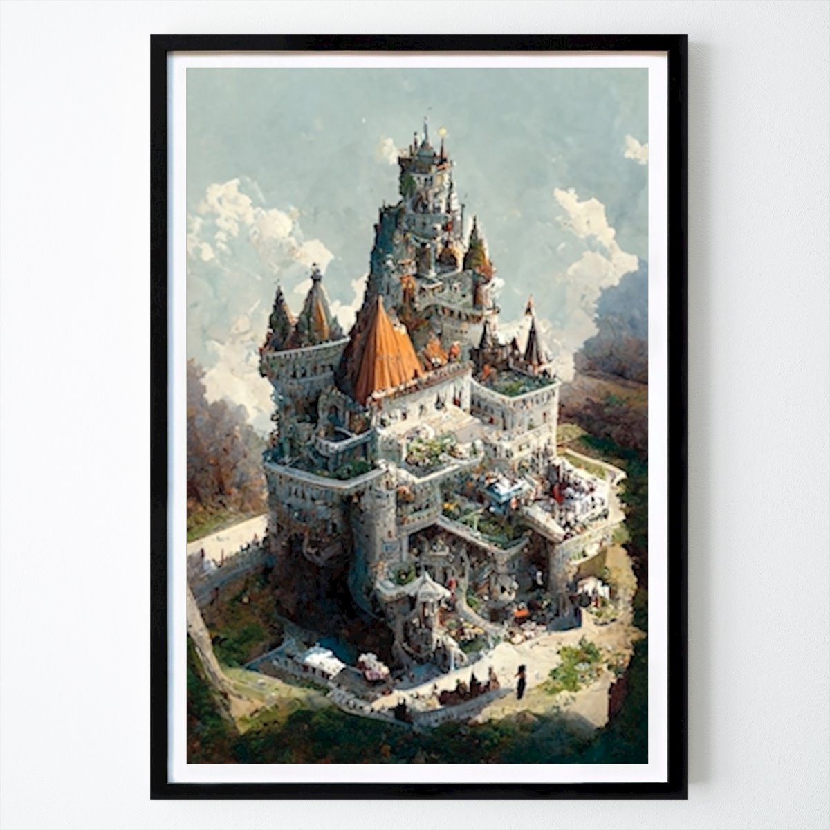 Poster: Chaotisches Schloss von Karl Kubik von Printler
