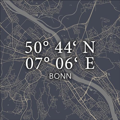 Pro-Art Glasbild Bonn, 30x30 cm von Pro-Art