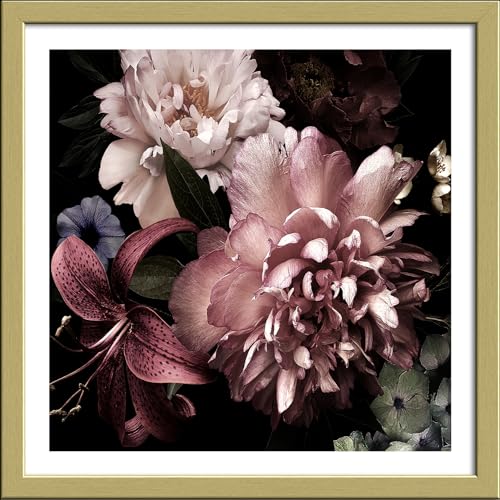 Pro-Art gerahmtes Wandbild Slim Scandic Beautiful Roses, 32,5x32,5 cm von Pro-Art
