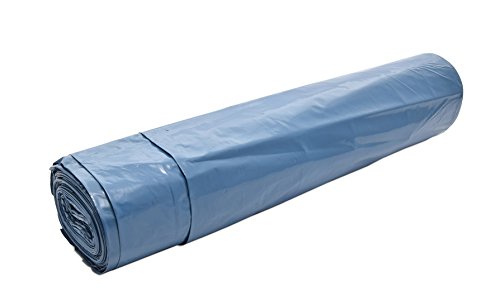 150 Müllsäcke Plastiksäcke Müllbeutel blaue Säcke Mülltüten blau 120l T100 Typ 100 LDPE stark 700x1100mm 6x25 auf Rolle von Pro DP