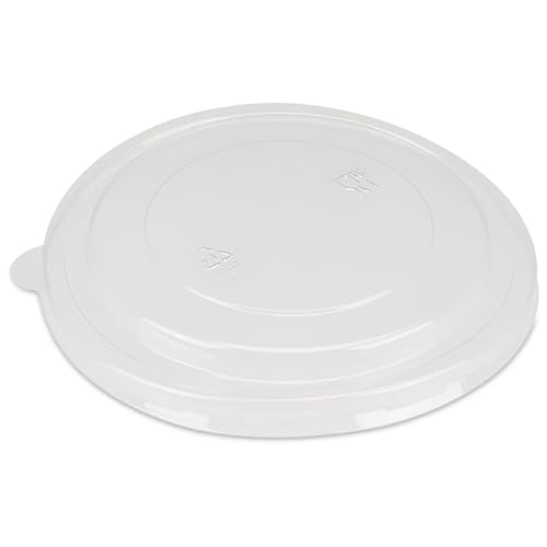 Pro DP 300 Salatschalen Salad Bowls Take away Salatverpackung rund Ø185mm 60mm hoch 1200ml Karton+PE fettdicht pass. Deckel wählbar - Inkl. VerpackG in D (Klarsichtdeckel Antifog) von Pro DP