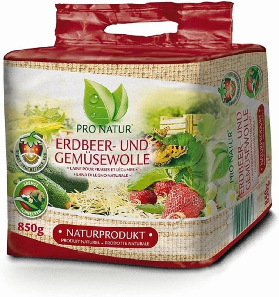 Pro Natur Bio-Erde PRO NATUR Erdbeer- u. Gemüsewolle 850 gr von Pro Natur