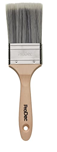 ProDec Decorator 63 mm - Synthetischer Pinsel für glattes Finish mit Dispersions-, Glanz- und Satinfarben auf Wänden, Decken, Holz und Metall von ProDec