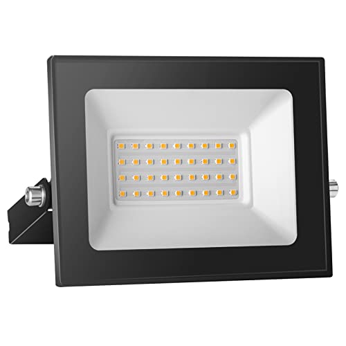 Probapro 30W LED Strahler Außen, IP65 Wasserdicht Außenstrahler LED Fluter 3000LM Scheinwerfer Flutlicht, Aussenstrahler für Hinterhof, Garten, Werkstatt, Hof, Auffahrt, Türen, Garage, Flur von Probapro