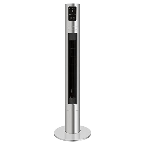 ProfiCare Turm-Ventilator PC-TVL 3090 Tower-Ventilator mit Multifunktions-Fernbedienung, LED-Display mit WiFi-Steuerung, elektronischer Timer, 3 Geschwindigkeitsstufen, schwarz/edelstahl von ProfiCare