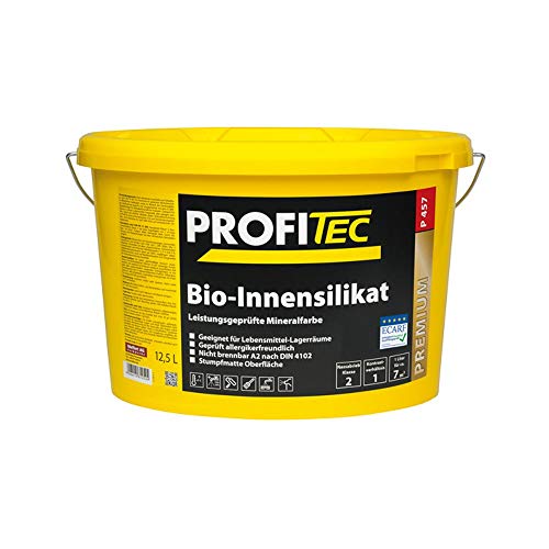 ProfiTec Bio-Innensilikat P457 Innenfarbe 12,5 Liter weiß von ProfiTec