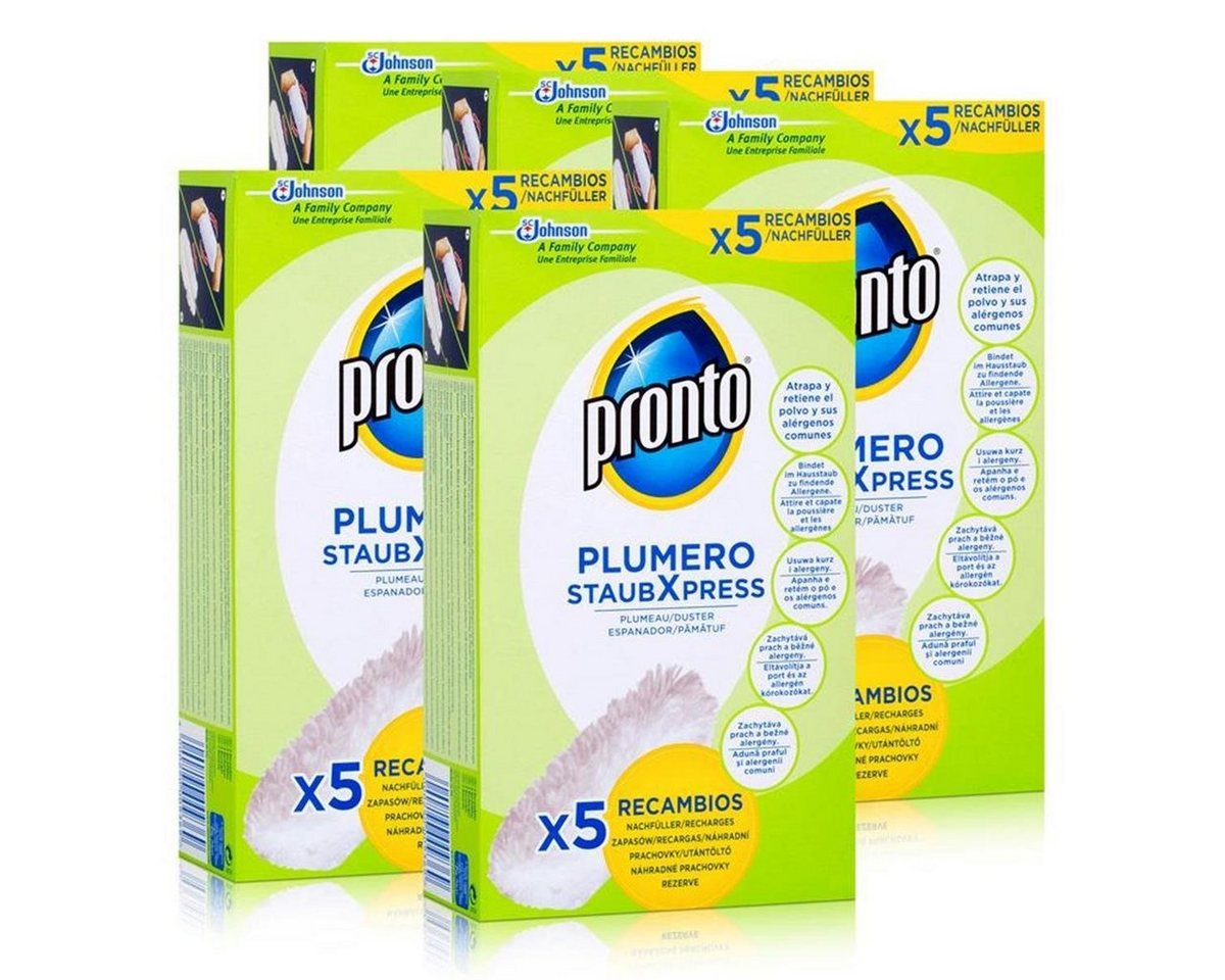 Pronto Pronto Plumero StaubXpress Nachfüllpack ohne Griff - 5 Faserköpfe (5er Reinigungstücher von Pronto