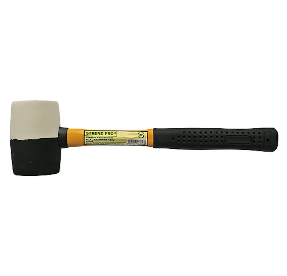 PROREGAL® Hammer Gummihammer 0,68 kg Metallstiel mit Gummigriff von PROREGAL®