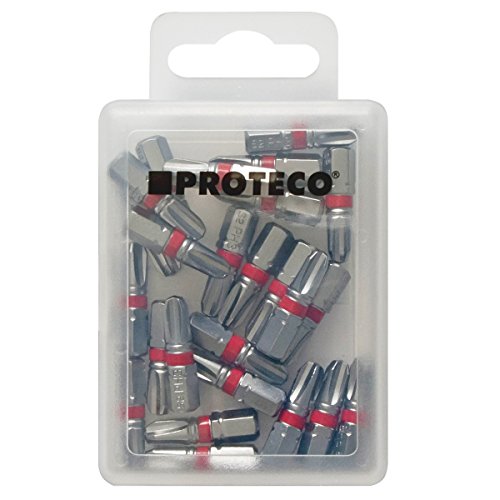 Proteco-Werkzeug Profi Bit Bits Bitsatz PH 1 C6 3 x 25 mm von Proteco-Werkzeug