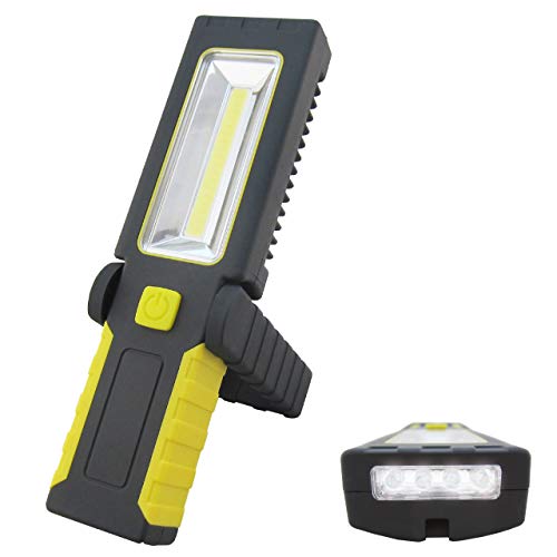 LED-Handleuchte 3W für Arbeit und Freizeit, Taschenlampenfunktion, Magnetfuß, Hängehaken, Batteriebetrieben von Proventa
