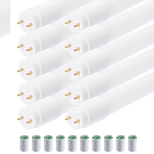 proventa LED-Röhre 150cm 10er-Pack 20,5W 3.100 Lumen kaltweiß 6.500K G13 mit Starter für KVG/VVG von Proventa