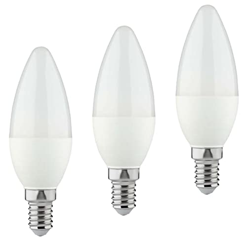 Proventa® LED Kerze E14 5W neutralweiß Kunststoff matt 3er Sparpack von Proventa