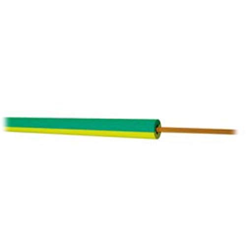 Halogenfreie Kabelrolle 6 mm gelb grün (100 Meter) H07Z1-K AS 750V (Referenz: 20193994) von Prysmian