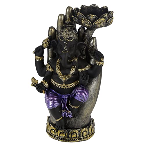Ganesh in Hand Lotus Teelichthalter von Puckator