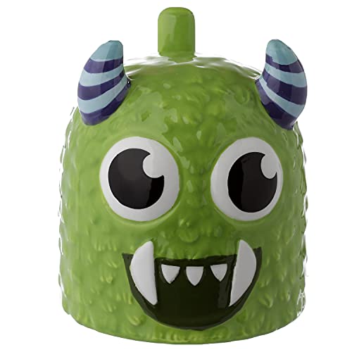 Puckator Monstarz Monster Grün Umgedrehter Becher aus Dolomit-Keramik von Puckator