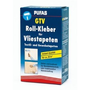 Pufas GTV-Rollkleber für Vliestapeten 5 Pack á 200 g von Pufas