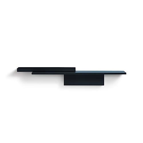 Puik Design Duplex wallshelf, Steel, Dark Blue, Large von Puik Design